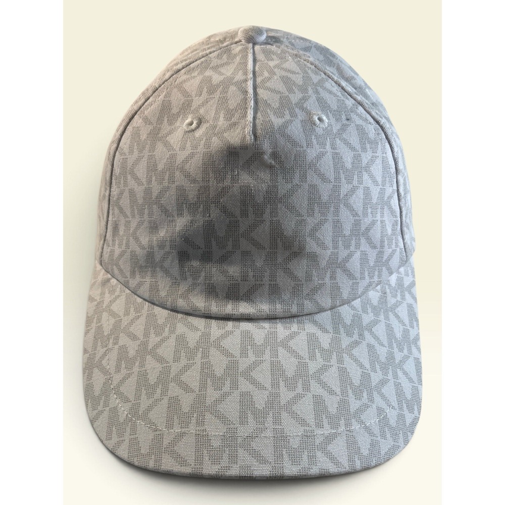 MICHAEL KORS Signature Logo Cotton Baseball Hat Adjustable
